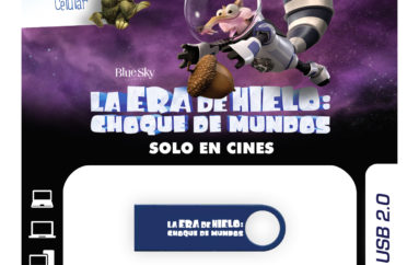 Vive al máximo la nueva aventura de Scrat con losUSBs edición limitada de la película “La Era de Hielo de Kingston