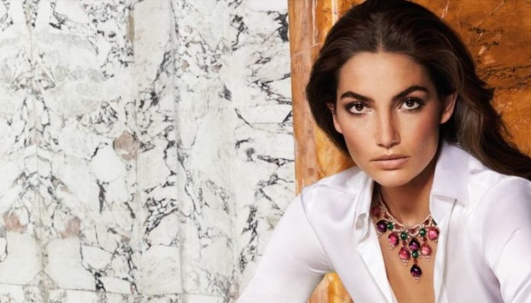 BULGARI  PRESENTA SU NUEVA MODELO LILY ALDRIDGE embajadora de la campaña 2017