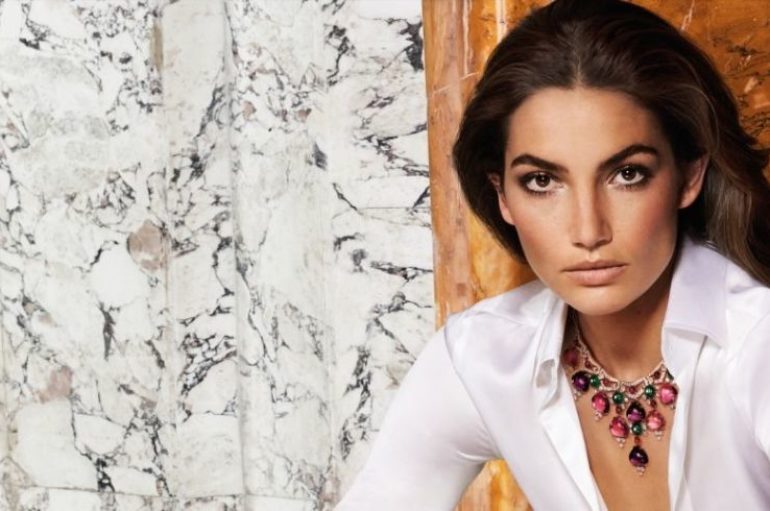 BULGARI  PRESENTA SU NUEVA MODELO LILY ALDRIDGE embajadora de la campaña 2017