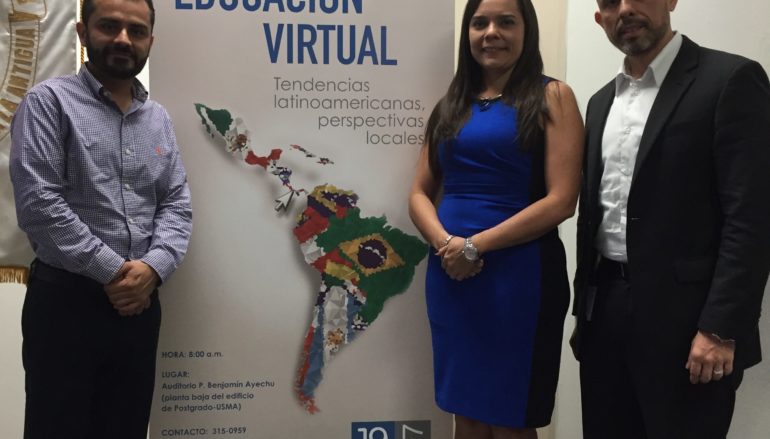 Universidad del Istmo expone caso de éxito del 1 er Foro  de Educación Virtual