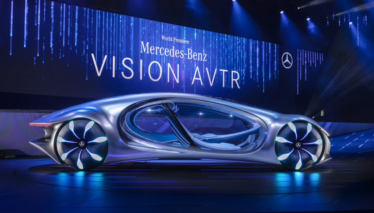 MERCEDES BENZ INNOVA CON VISION AVTR CONCEPT , UN AUTO DEL FUTURO