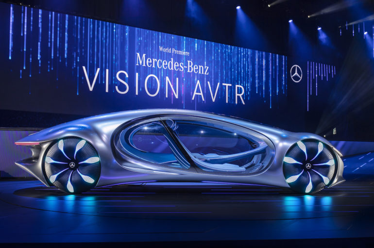 MERCEDES BENZ INNOVA CON VISION AVTR CONCEPT , UN AUTO DEL FUTURO