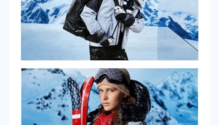LV Ski Collection, a la nieve con Louis Vuitton.