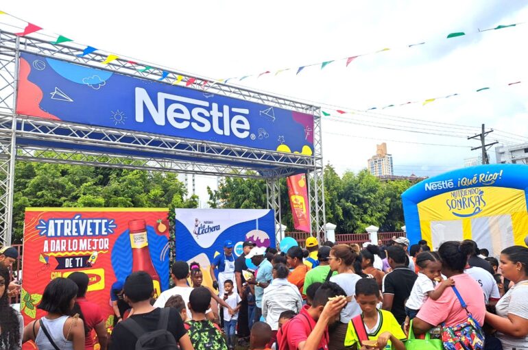 Nestlé  celebra el día del niño en colaboración  con la primera Dama.