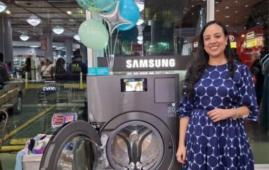 Llega a Panamá la nueva lavadora y secadora Bespoke IA Samsung